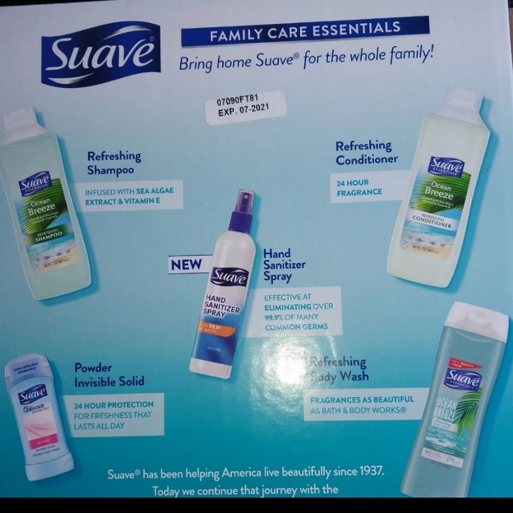 ๐Suave 5 pc Family Care Essentials box - Picture 2 of 2